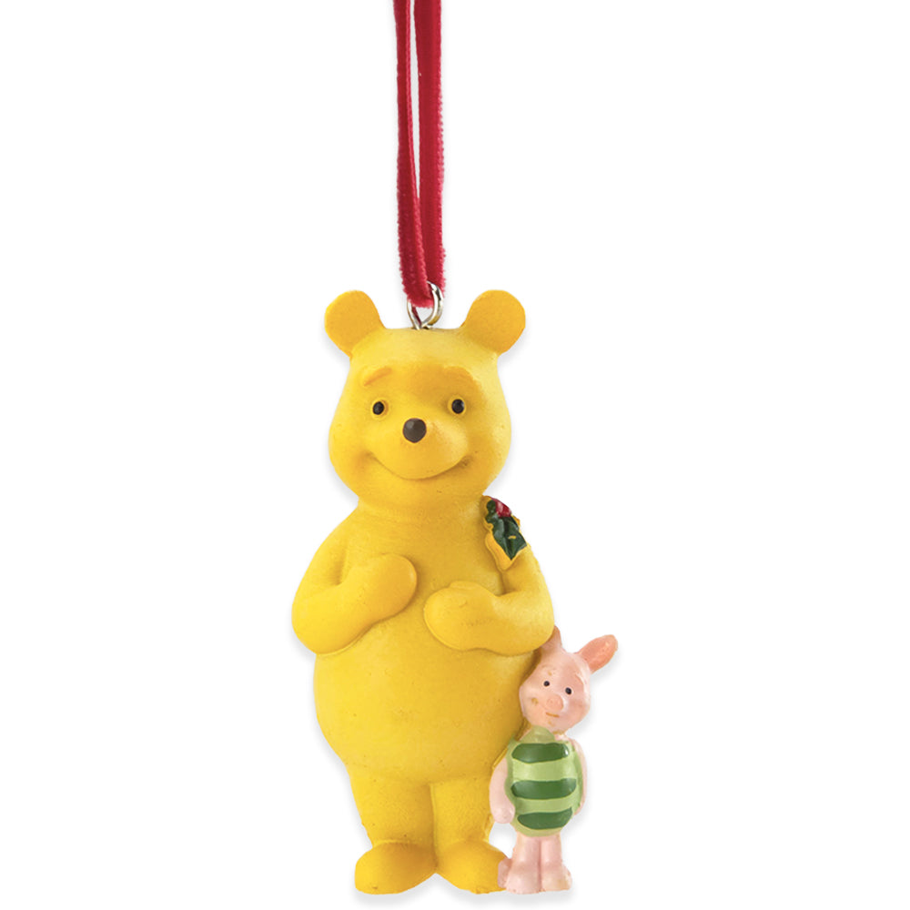 Winnie the Pooh &amp; Piglet | Resin Christmas Tree Ornament | Gisela Graham