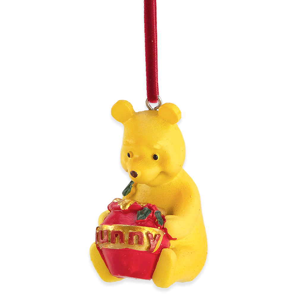 Winnie the Pooh &amp; Honey Pot | Resin Christmas Tree Ornament | Gisela Graham