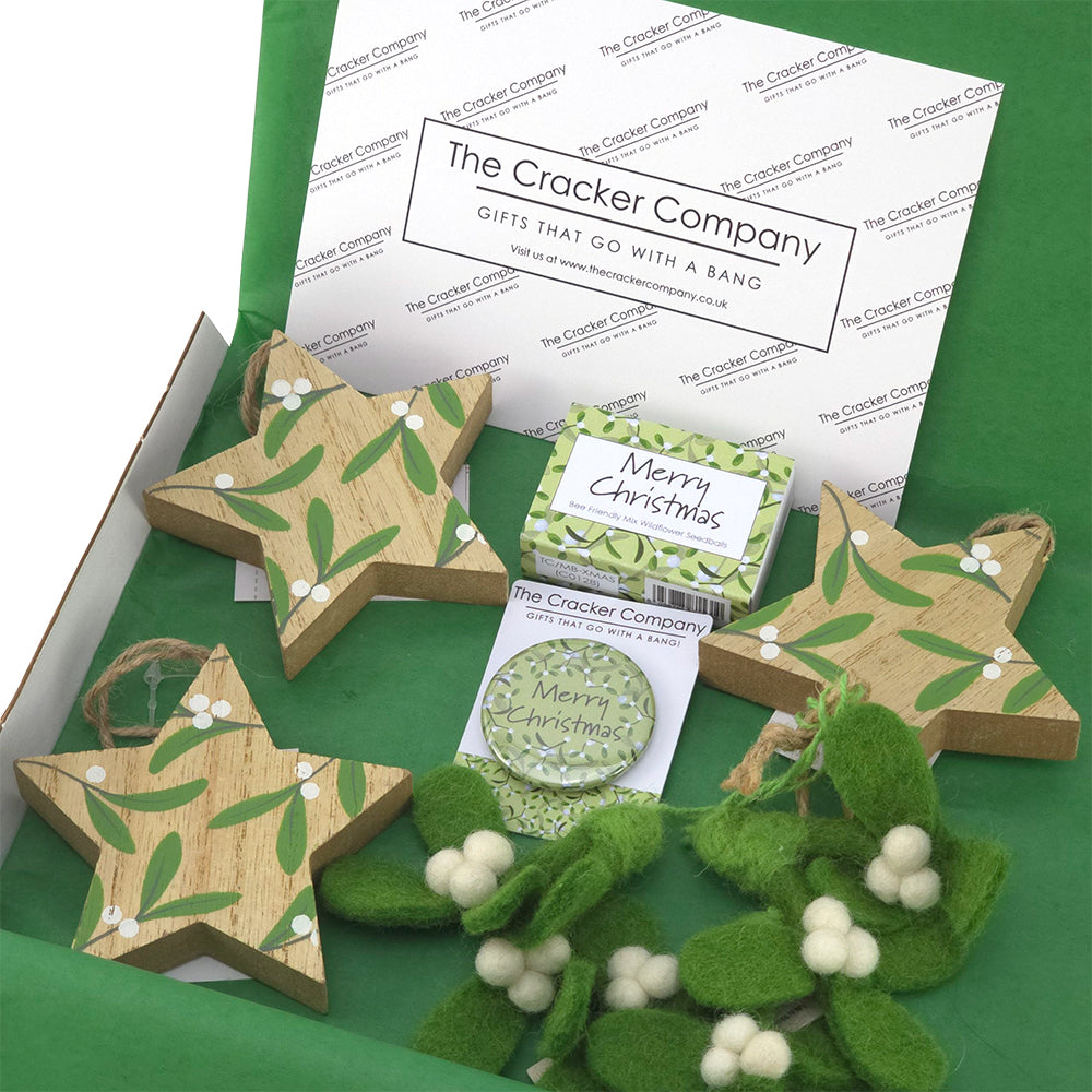 Christmas Mistletoe Star | Festive Letterbox Gift for Ladies | Gifts by Post