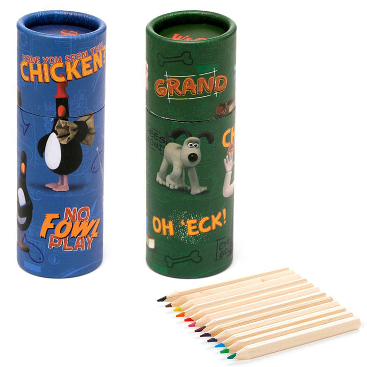 Wallace & Gromit | Pencil Crayons for Kids | Single | Little Gift | Cracker Filler