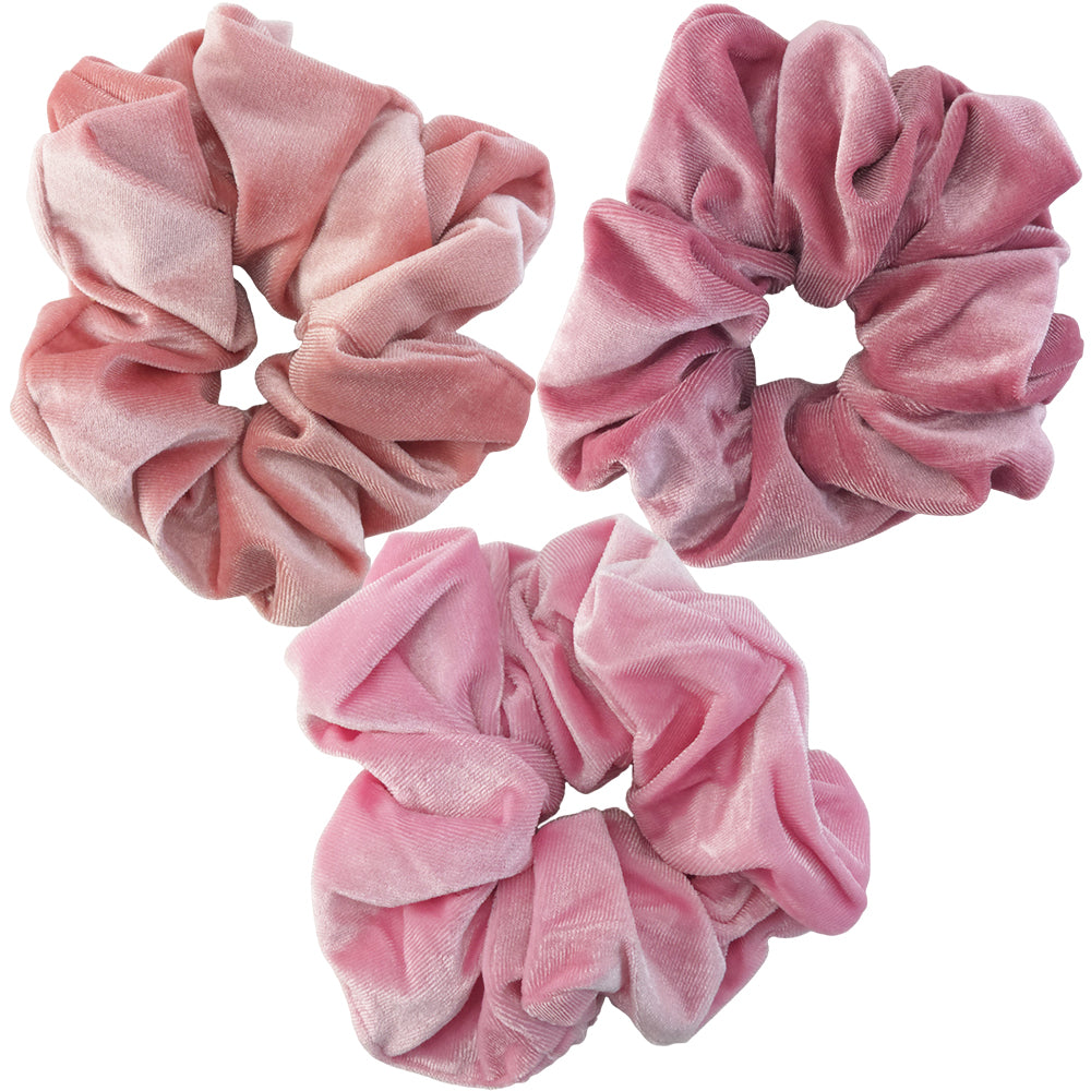 Super Chunky Pink Velvet Hair Scrunchie | Mini Gift | Cracker Filler
