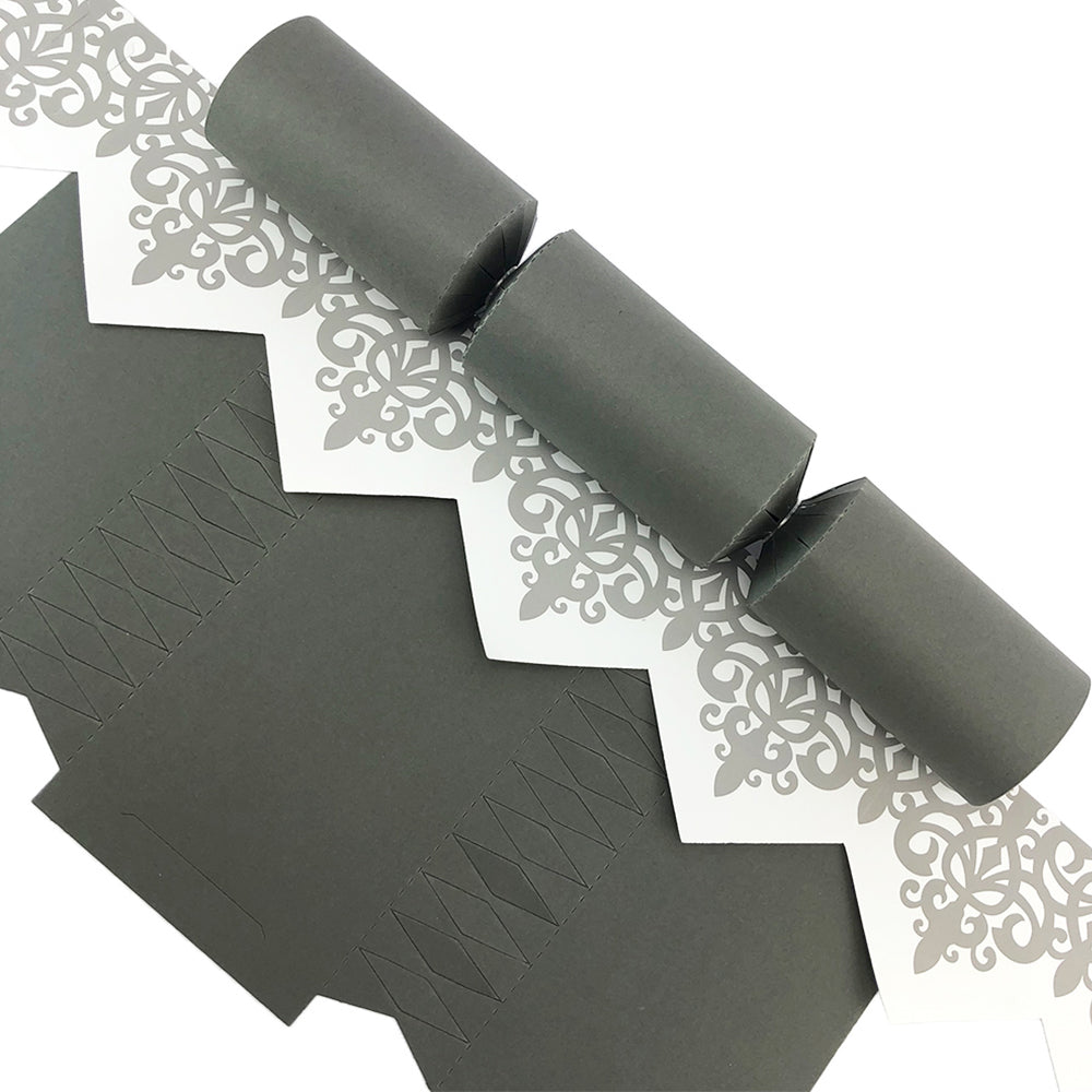 Deep Grey | Premium Cracker Making DIY Craft Kits | Make Your Own | Eco Recyclable