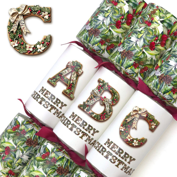 Letters A to Z | Single Christmas Cracker Making Craft Kit | Traditional Design