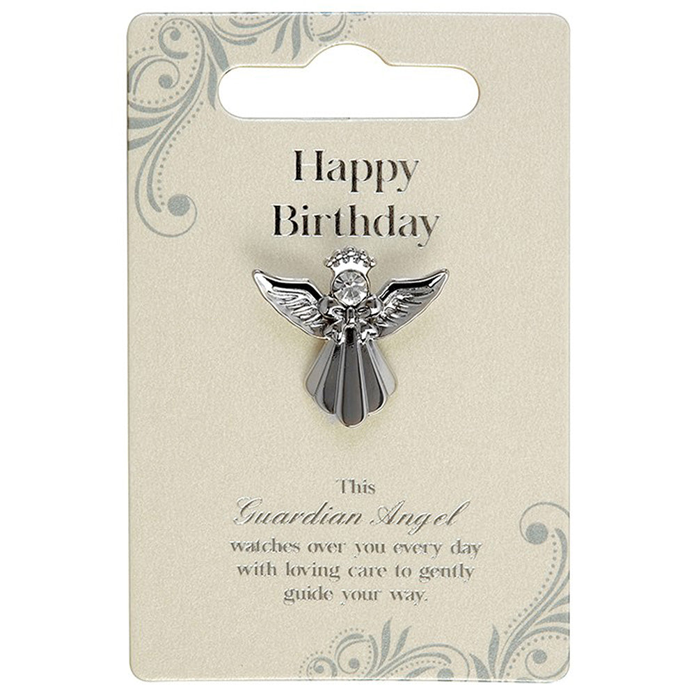 Happy Birthday | Guardian Angel Pin Badge | Little Gift | Cracker Filler