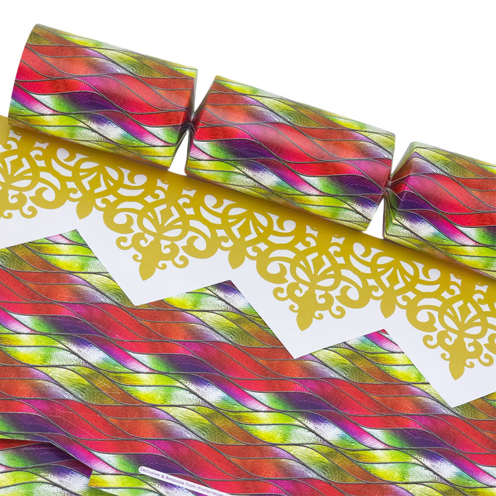 Stained Glass Swirls | Cracker Making Craft Kit | Make &amp; Fill Your Own