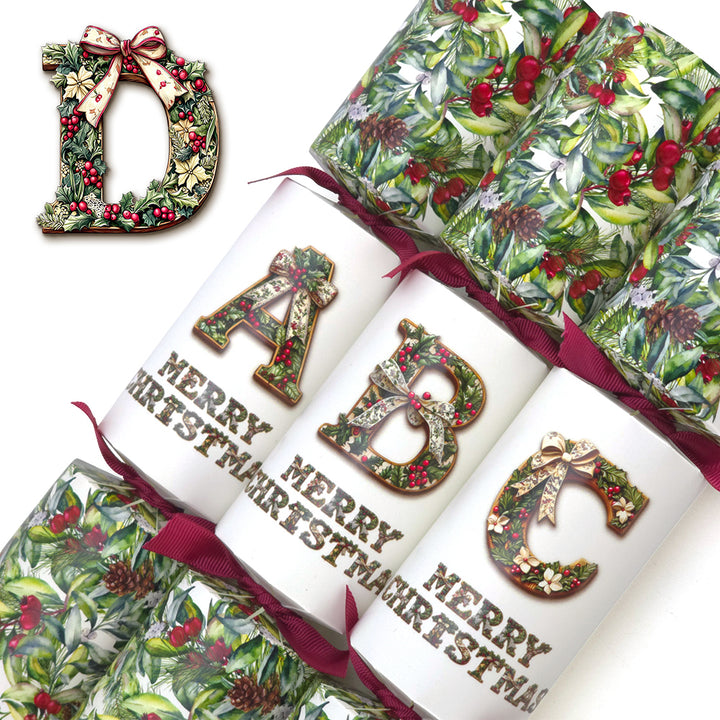 Letters A to Z | Single Christmas Cracker Making Craft Kit | Traditional Design