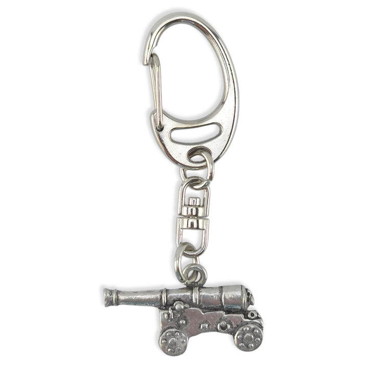 Cannon | English Pewter 3D Keyring | Little Gift | Cracker Filler