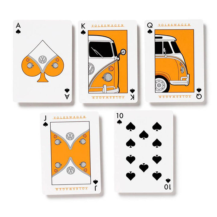 Blue Volkswagen VW T1 Camper | Themed Playing Cards | Little Gift