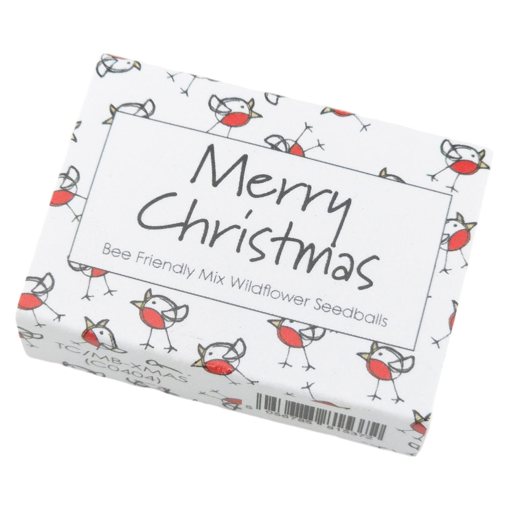 Chirpy Robin | Merry Christmas | Bee Mix Seedballs | Cracker Filler | Little Gift