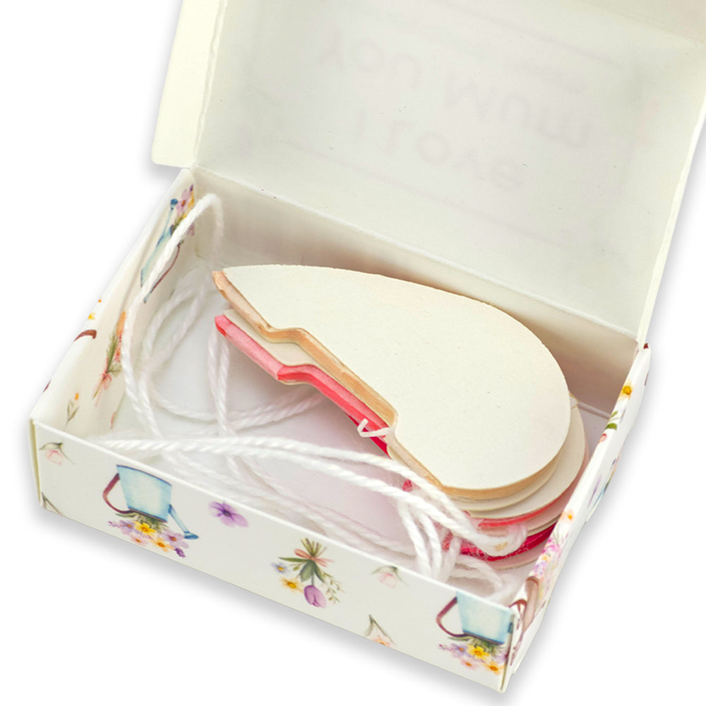 I Love You Mum | Trio of Mini Honeycomb Hearts | Little Gift | Cracker Filler