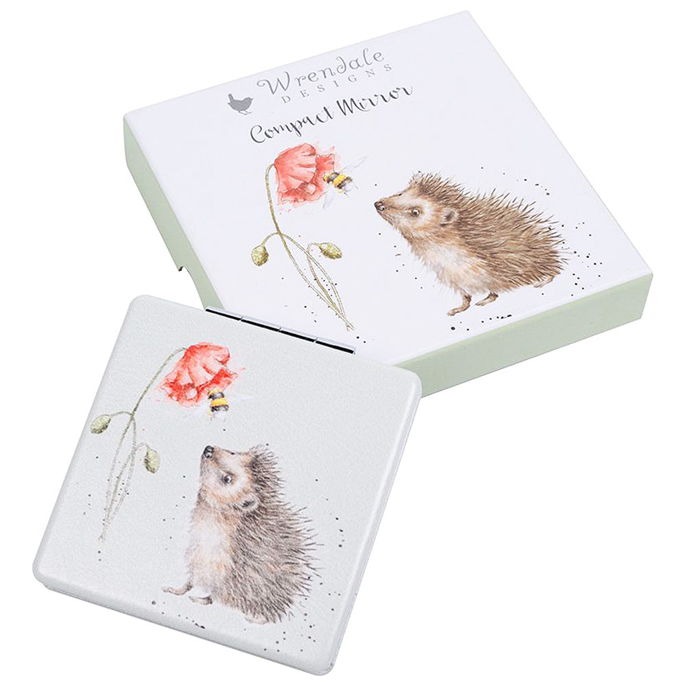 Busy as a Bee | Hedgehog | Handbag Compact Mirror | Boxed Gift | Wrendale Designs