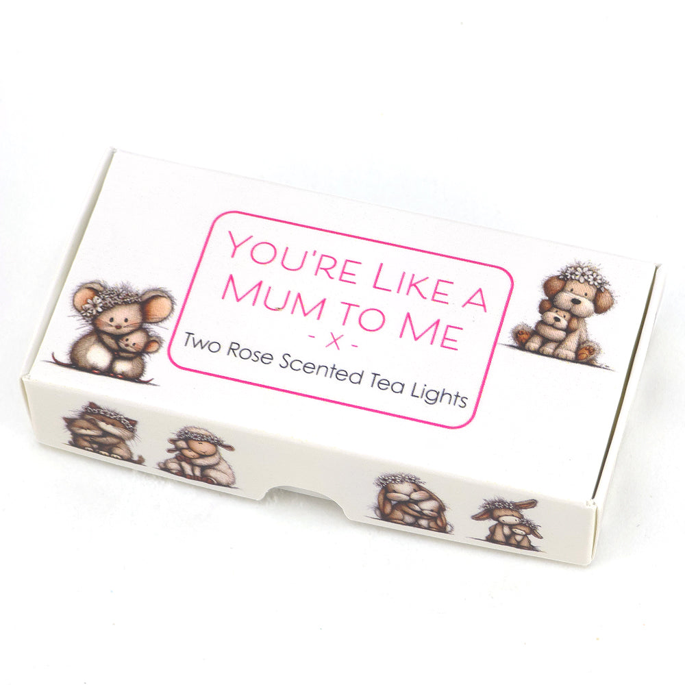 You're Like a Mum to Me | Rose Tealight Candles | Little Gift | Cracker Filler