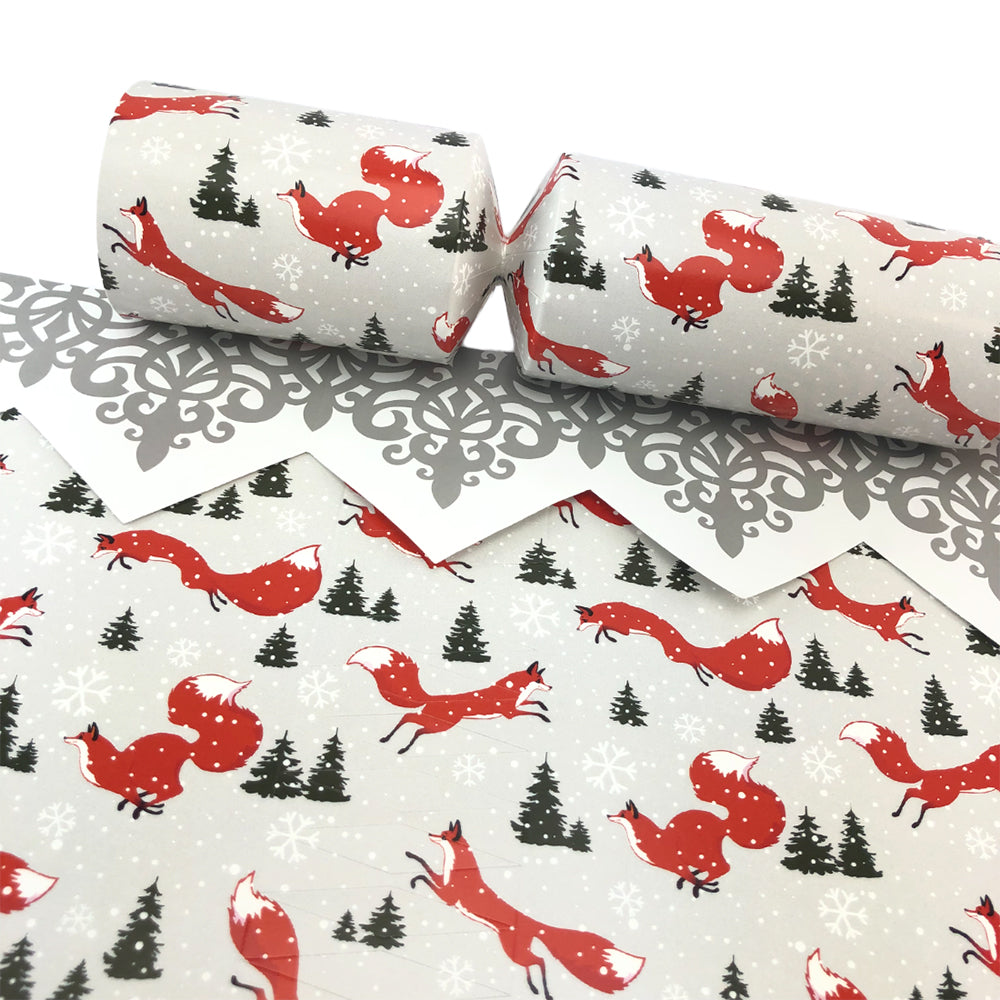 Christmas Fox | Cracker Making Craft Kit | Make &amp; Fill Your Own