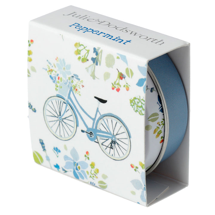 Pretty Blue Floral Lip Balm in Tin | Single | Little Gift | Cracker Filler