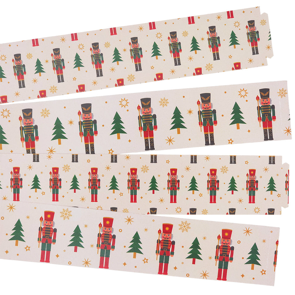 30 Reusable Christmas Paper Chains | Nutcracker | No Glue Needed | 2.5m