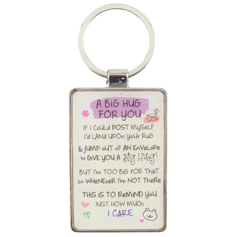 A Big Hug Verse | Metal Keyring | Little Gift | Cracker Filler
