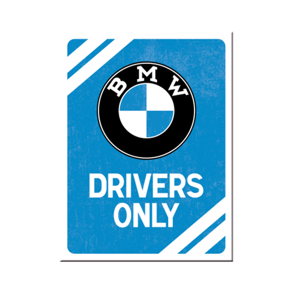 BMW Drivers Only Tin Magnet | Cracker Filler | Mini Gift