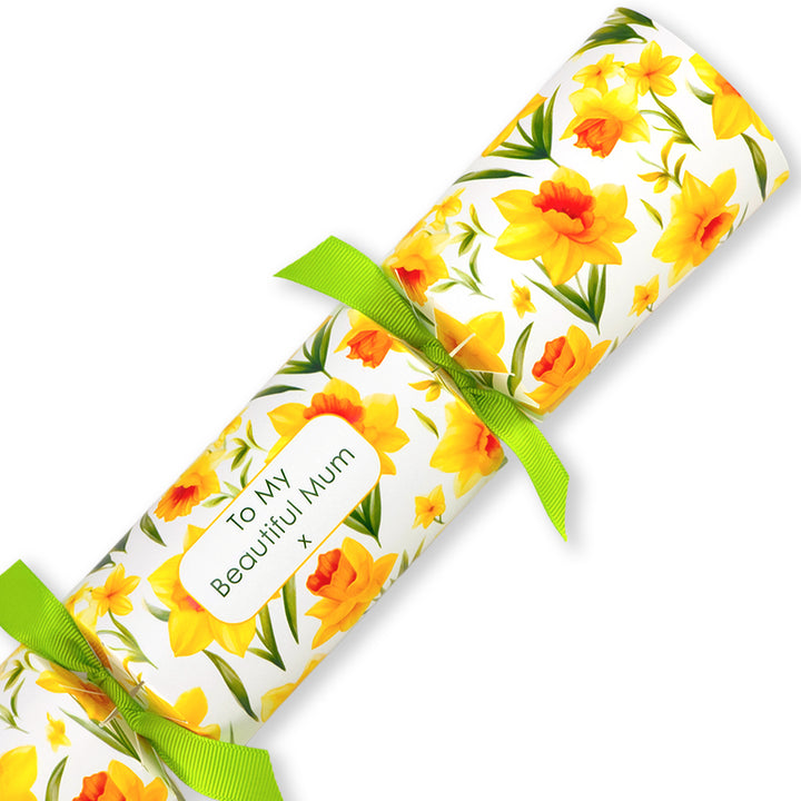 To My Beautiful Mum | Mother's Day Cracker Craft Kit | Spring Daffodils | Single