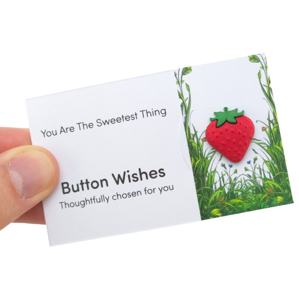 You Are The Sweetest Thing | Button Wishes Sew On Token | Cracker Filler