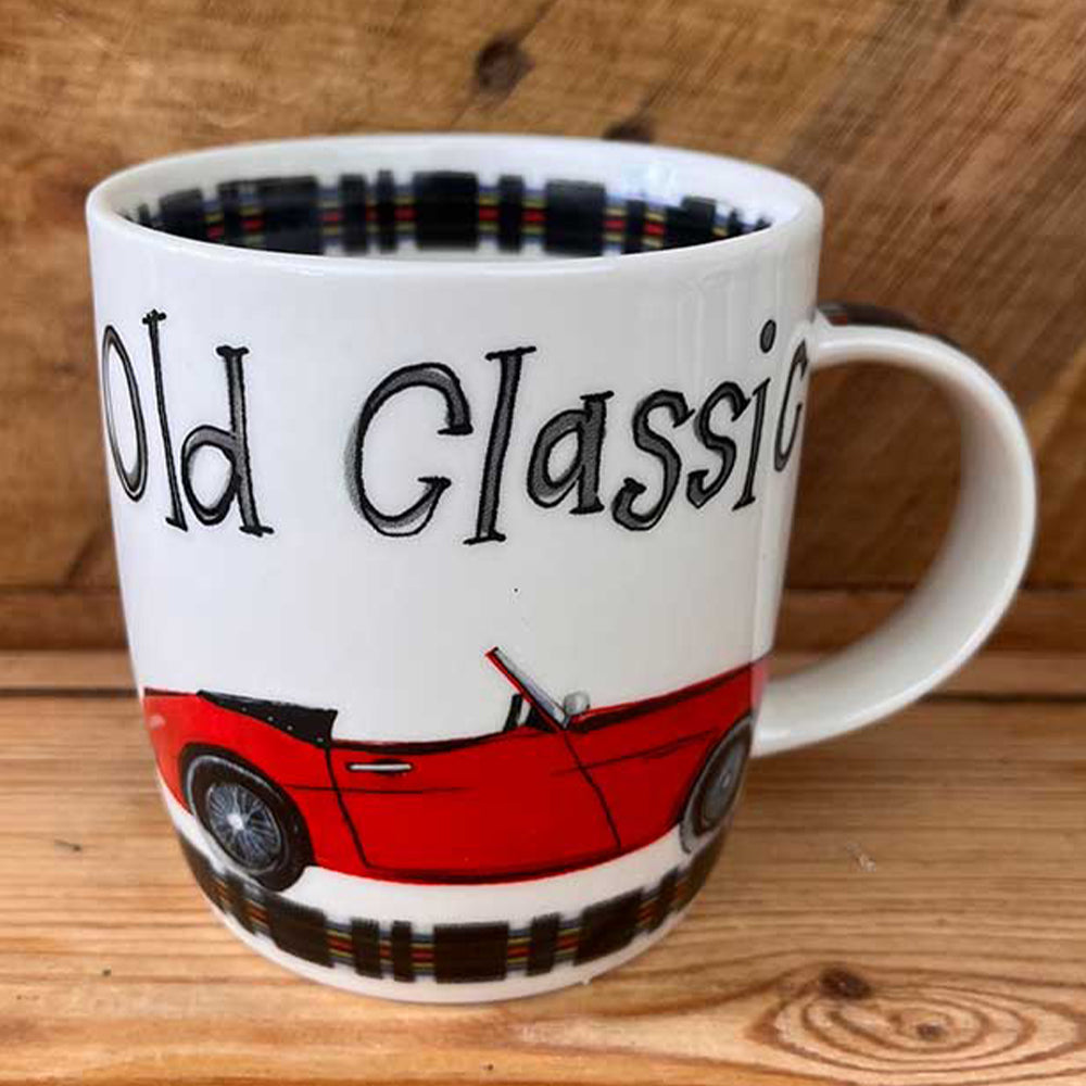 Old Classic | Vintage Motor Car Themed Mug | Bone China Gift