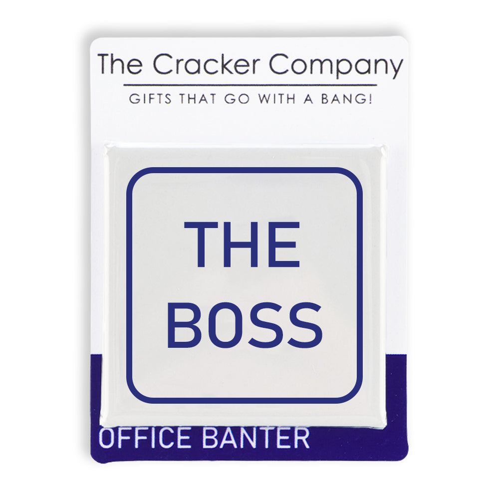 The Boss | Fun Badge | Office Banter | Cracker Filler Gift