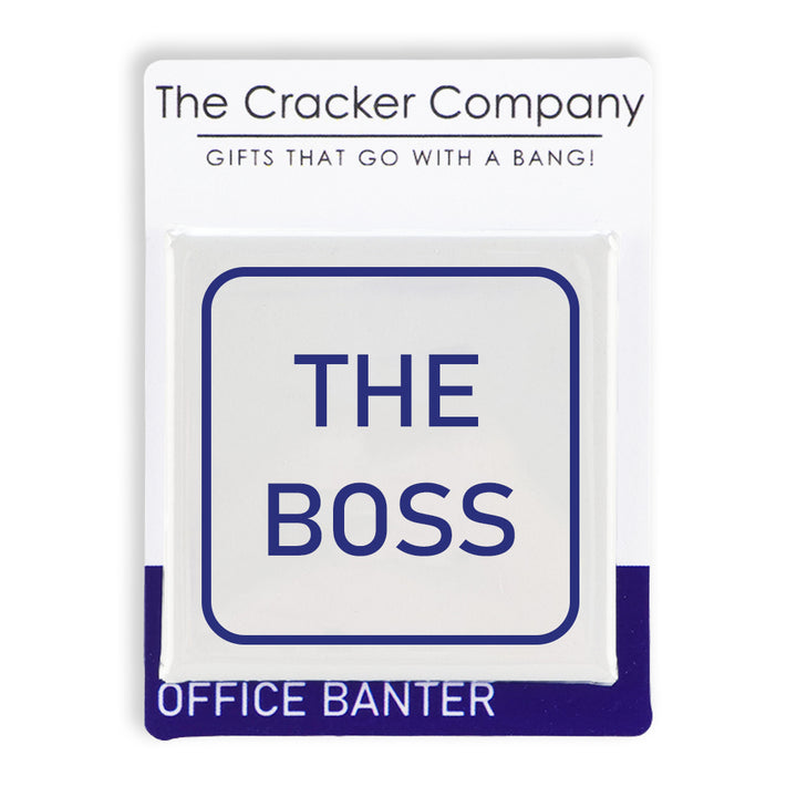 The Boss | Fun Badge | Office Banter | Cracker Filler Gift