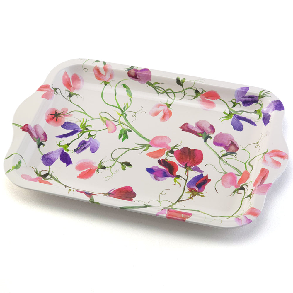 Sweet Peas | Tinware Tray | 24 x 16cm | Emma Bridgewater Gift