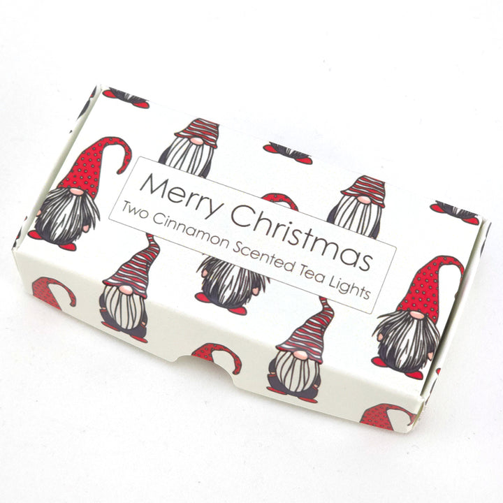 Cinnamon Tealight Candles | Nordic Gonk | Mini Gift | Cracker Filler