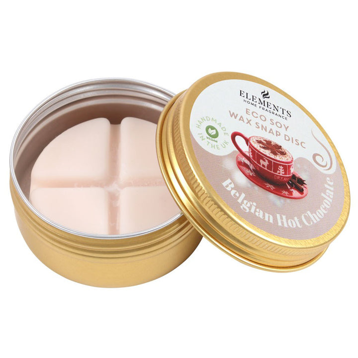 Christmas Soy Wax Snap Discs in a Tin | Cracker Filler | Little Gift