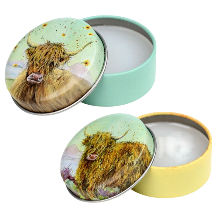 Highland Cow | Lip Balm in Tin | Single | Little Gift | Cracker Filler