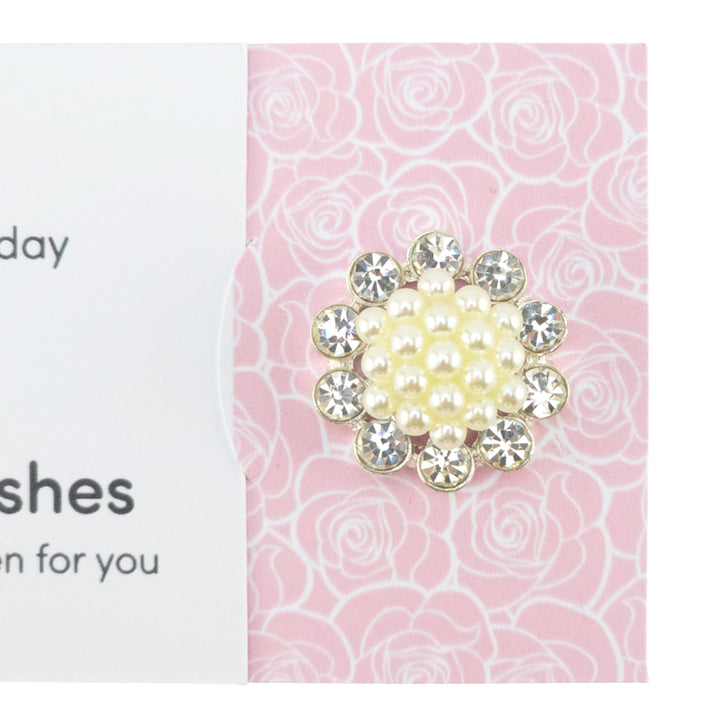 Happy Birthday | Button Wishes Sew On Token | Little Gift | Cracker Filler