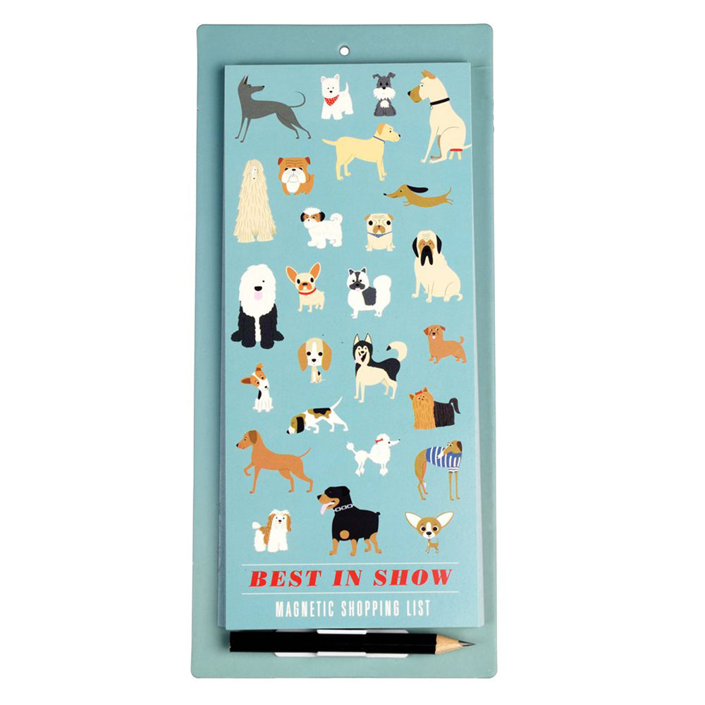 Best in Show | for Dog Lovers | Magnetic Shopping List & Pencil