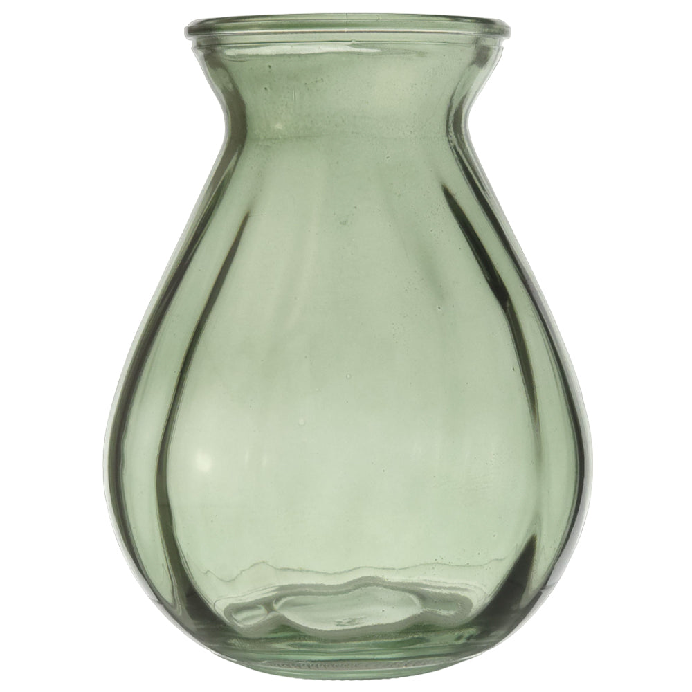 Sage Green | Glass Posy Vase | 14.5cm Tall | Gisela Graham