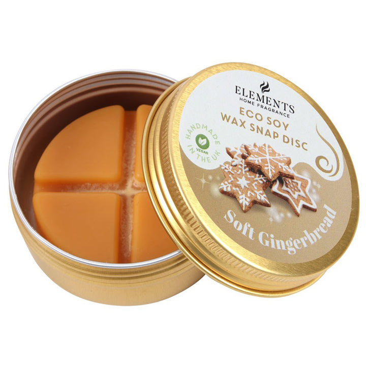 Christmas Soy Wax Snap Discs in a Tin | Cracker Filler | Little Gift