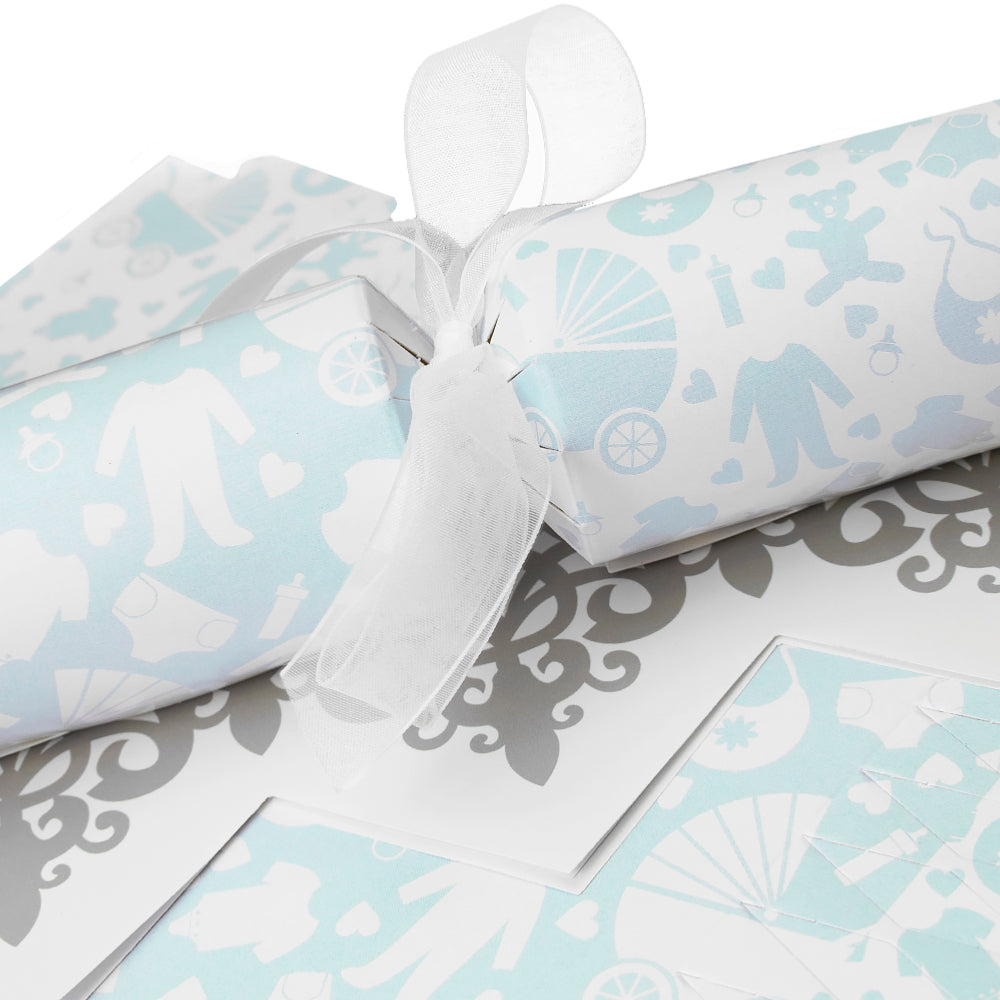 Blue Baby Shower | Cracker Making Craft Kit | Make &amp; Fill Your Own