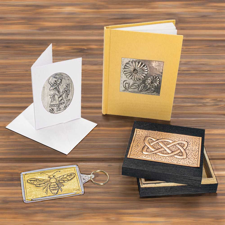 Metal Embossing Craft Kit | 4 Projects | Complete Kit