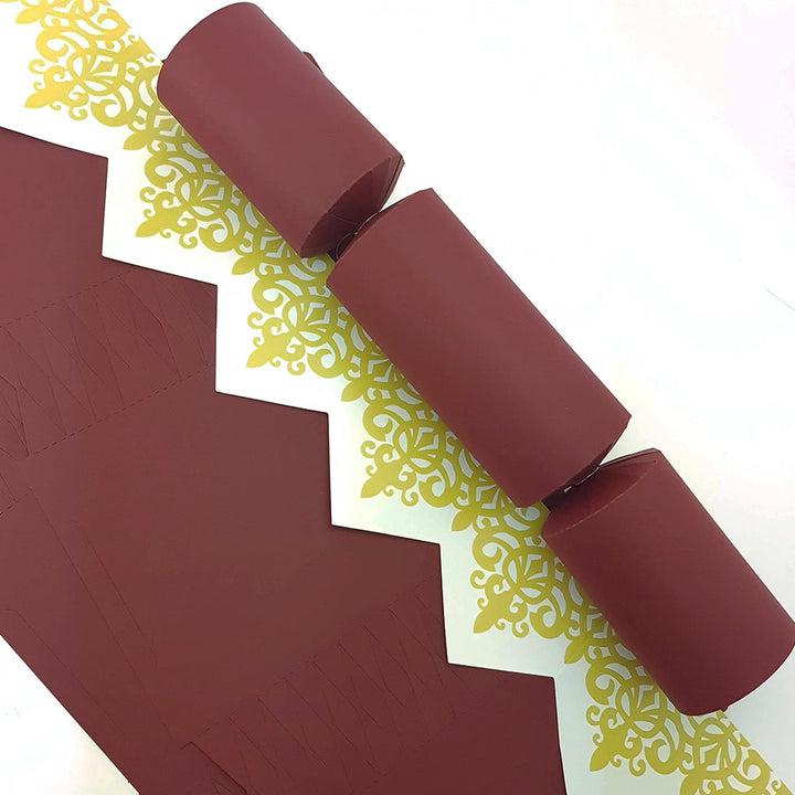 Burgundy Red | Cracker Making DIY Craft Kits | Make Your Own | Eco Recyclable