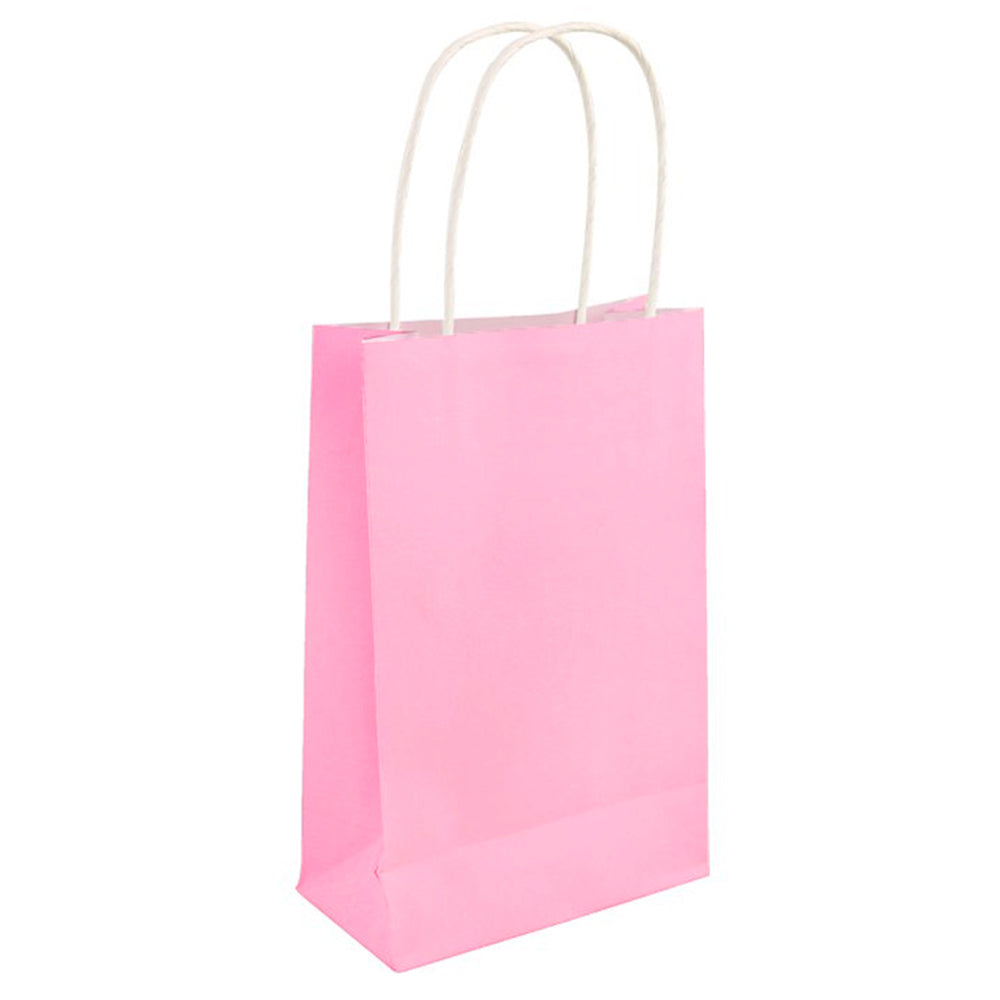 Paper Party Bags with Paper Handles | Choice of Colours | Recyclable | 21x14x7cm
