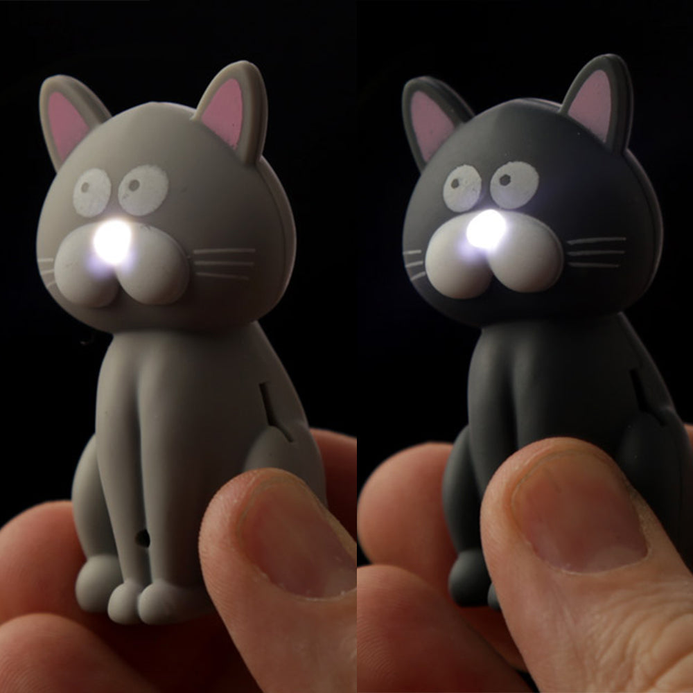 Cat Keyring | LED Torch & Meowing Sound | Single | Little Gift | Cracker Filler