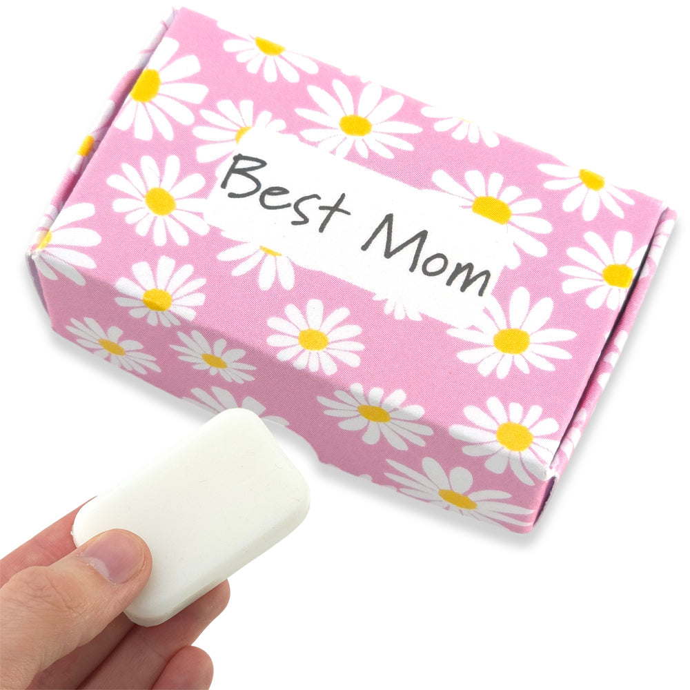 Best MOM | Tea Rose & Peony | 20g Travel Soap Bar | Little Gift | Cracker Filler