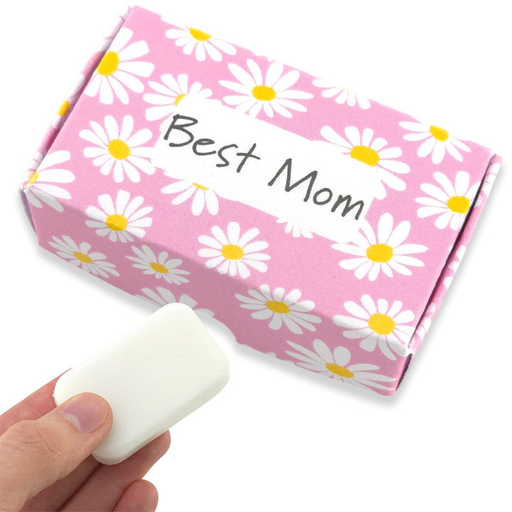 Best MOM | Tea Rose & Peony | 20g Travel Soap Bar | Little Gift | Cracker Filler