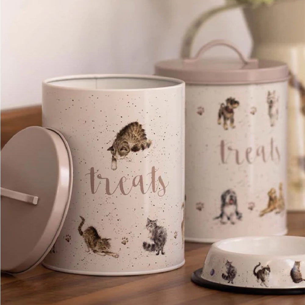 Round Cat Treat Tin | Gorgeous Cat Gift | Wrendale Designs