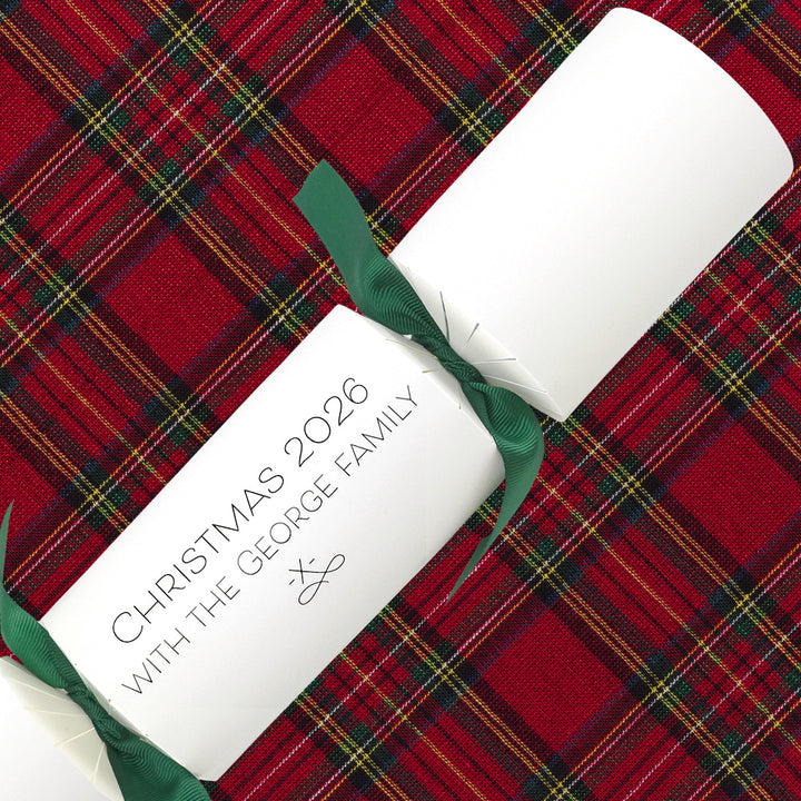 Personalised Christmas 2026 Crackers | Craft Kit | Add Family Name | Minimum 4