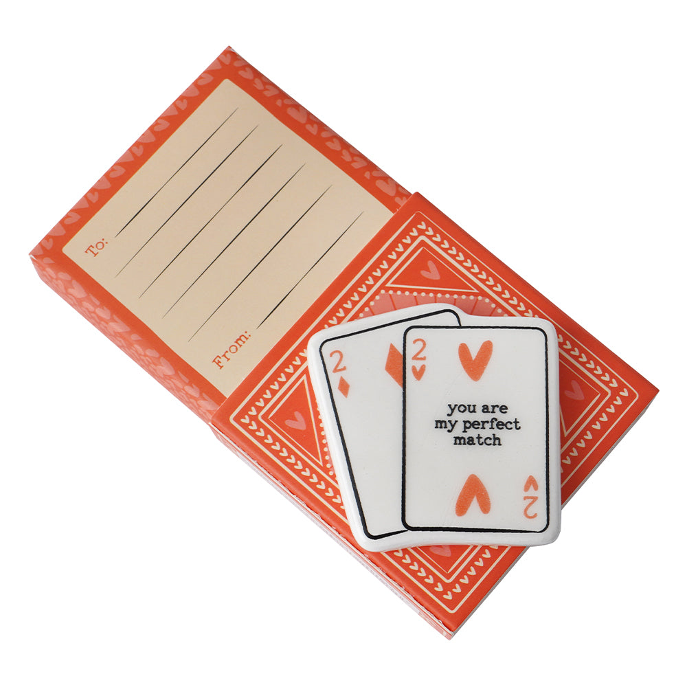 Snap! You're My Perfect Match | Ceramic Token | Little Gift | Cracker Filler
