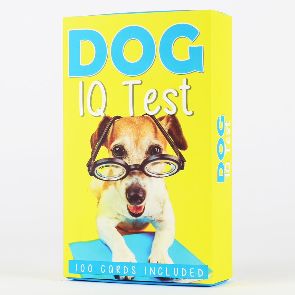 Dog IQ Test| Pack of 100 Oversized Cards for Dog Lovers | Gift Idea