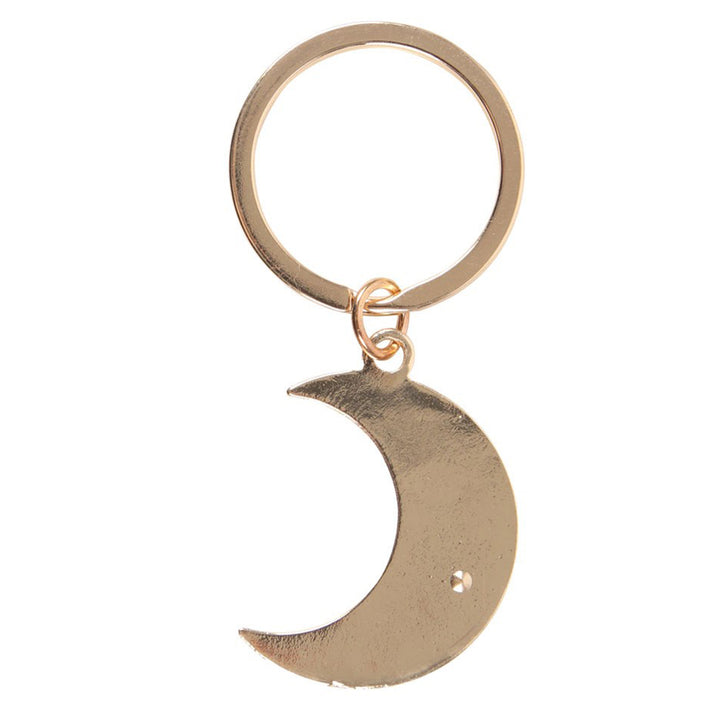 Moon Phase Crescent | Enamel Keyring | Little Gift | Cracker Filler