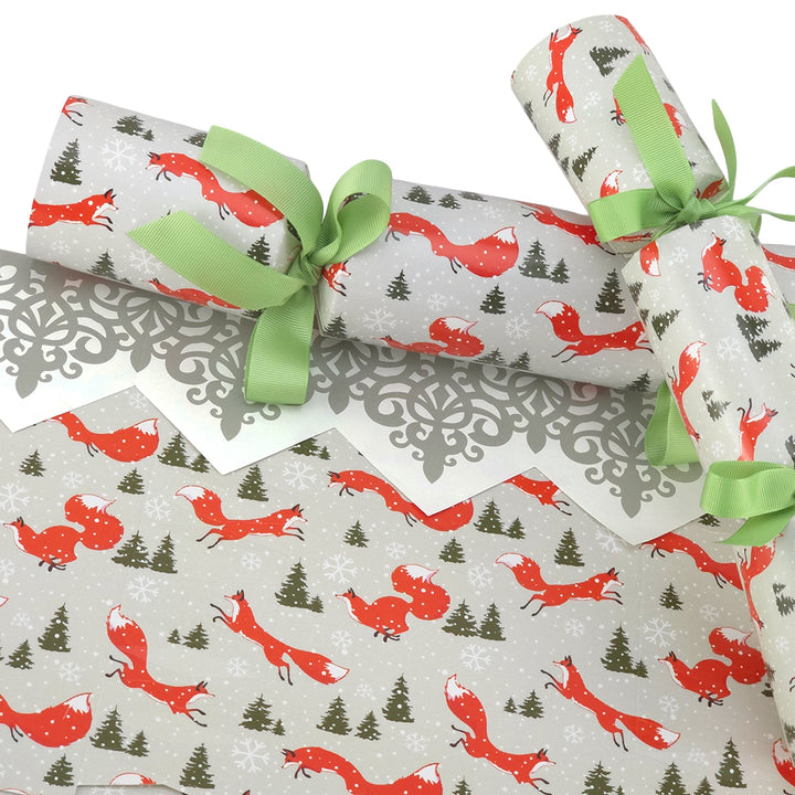 Christmas Fox | Cracker Making Craft Kit | Make &amp; Fill Your Own