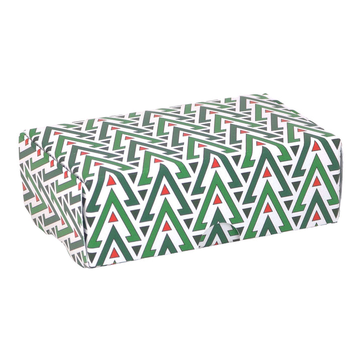 Geometric Christmas | Little Gift Box | Soap Bar Sized | 6 Boxes | 57x88x30mm