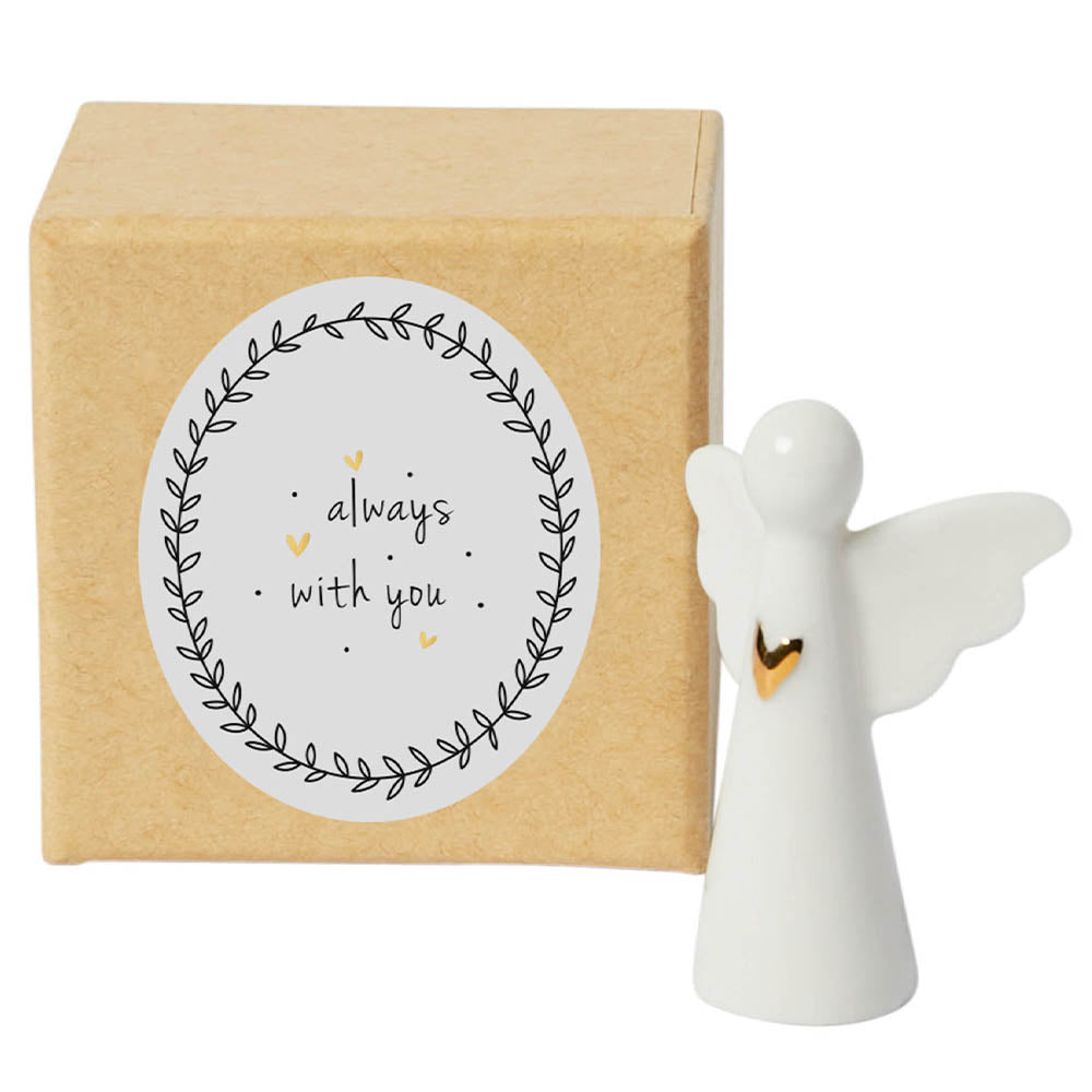Always With You | Boxed Porcelain Angel | Mini Gift | Cracker Filler