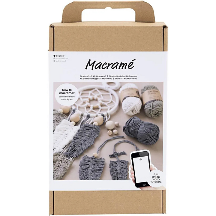 Macrame Starter Set | Complete Craft Kit | Make a Dreamcatcher
